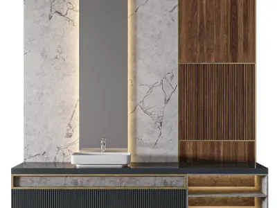 Luxury Bathroom 114 3D model