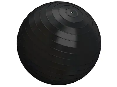 Yoga Ball Black 3D model