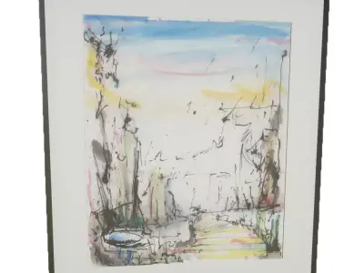 Picture Frame - Kurt Cobain Low-poly 3D model