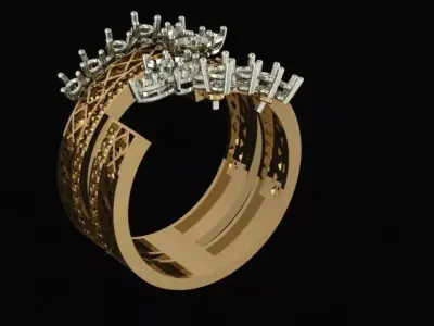 Ring for 3D Models 3D print model