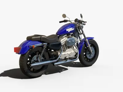 Harley Davidson Motorcycle 3D model