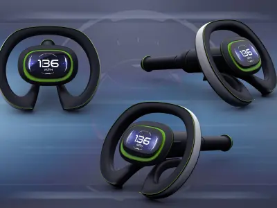 Steering concept 3D model