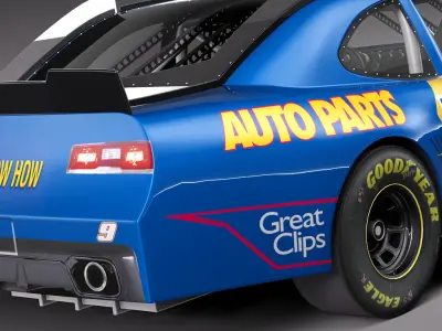Chevrolet SS Nascar 2014 Cheerios 3D model