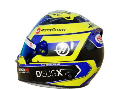 F1 Oliver Bearman Helmet 2025 3D model