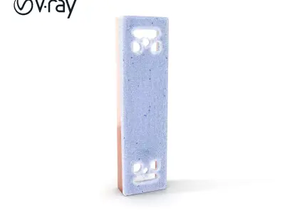 Decorative Rusty Metal Sign Model Pack Low-poly 3D model