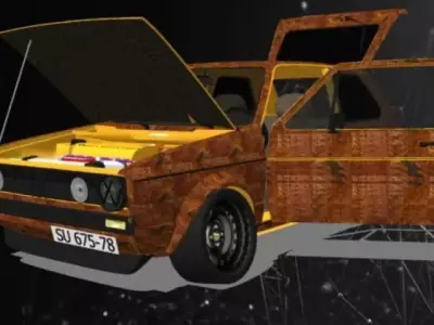 VW Golf MK1 from Serbian 3D model