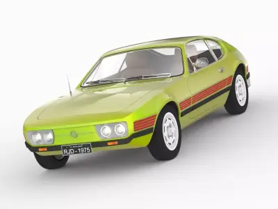 Volkswagen SP2 1975 3DS MAX 2016 VRAY READY 3D model