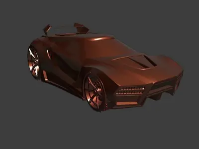 Chicane Hotwheels 3D model