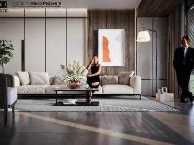 Sunset Modern Living 2022 3D model