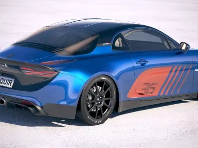 Alpine A110 Cup 2018 3D model