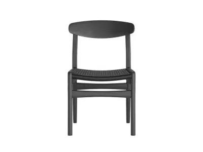 Larsen Solid Wood Dining Chair 3D model