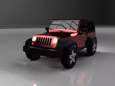 JEEP WRANGLER RUBICON 2010 3D model