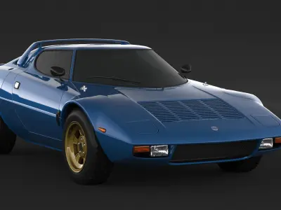 Lancia Stratos HF 3D model