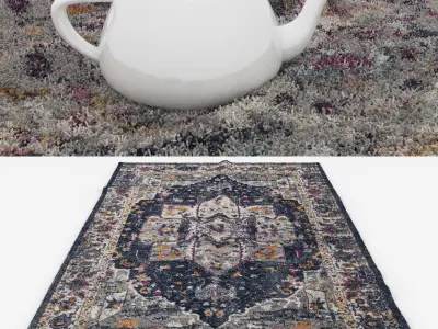 Rugs No 72 Low-poly 3D model