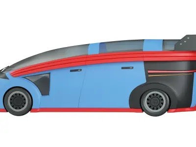 Futuristic  Car Concept 3D model