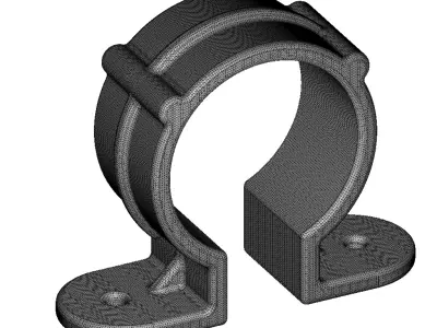 Exquisite Pvc Pipe Clip 3D print model