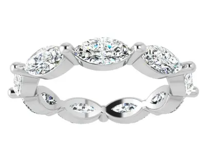 Marquise Band Ring 3954 3D print model