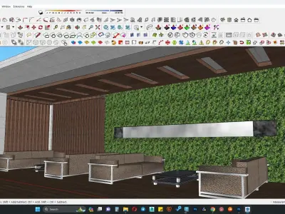 Pavilion 3d model 3D model purchase