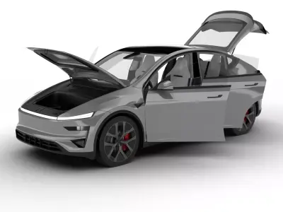 Tesla Model Y Perfomance 2026 HQ 3d model 3D model