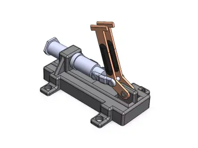 Manual Mechanical Press 3D print model