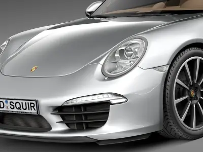 Porsche 911 Carrera 2013 3D model