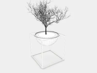 Plant stand bowl 3D model
