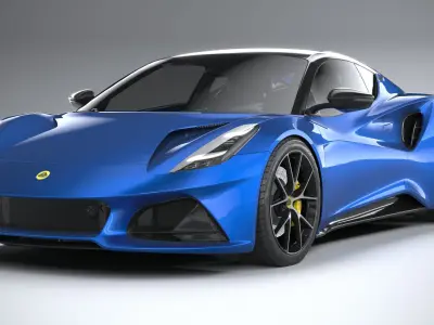 Lotus Emira 2023 LowPoly 3D model