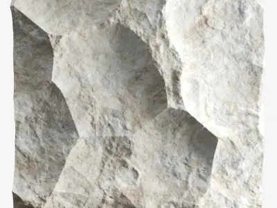 327-RockPanel sandstone wall art 3D model