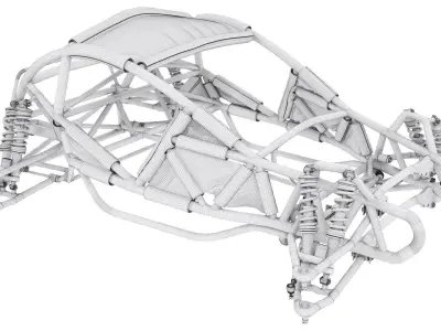 Chassis Buggy 3D model