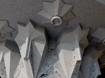 mountain center muqarnas 3D model