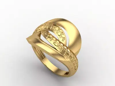 Women Plain Ring STL Models Womens Ring 3dmodels 3D print model 3D print model 45