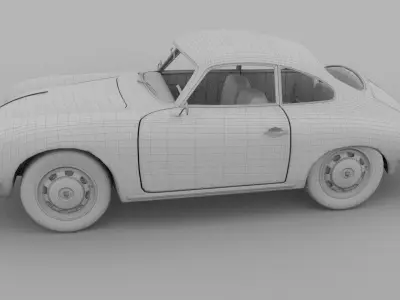 Porsche 356 rev 3D model
