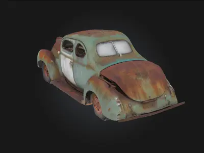 Rustic Relic  Weathered Elegance from a Forgotten Era 3D model