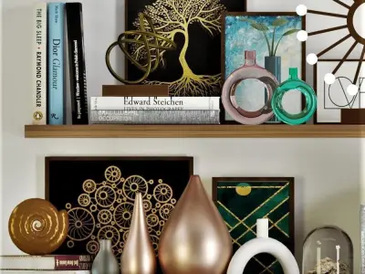 Decorative set03 3D model