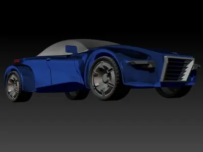 Concept car SUV   3D model