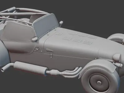Caterham Academy-2019 model sports vehicle 3D model