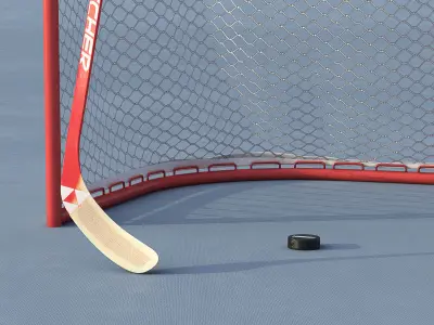 Hockey Gates 3D model