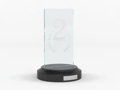 Glass Trophy 3D model purchase