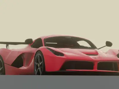 Ferrari LaFerrari  - Photorealistic Low-poly 3D model