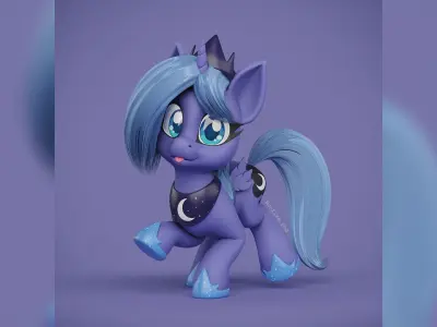 My Little Pony Woona Low-poly 3D model