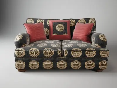 Duresta Blanchard Medium Sofa 3D model