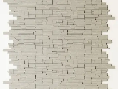 Wall Clincer rock panel n1 3D model