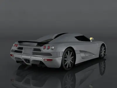 Koenigsegg CCX Low-poly 3D model