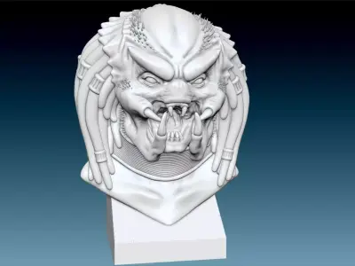 Predator Bust 3D print model