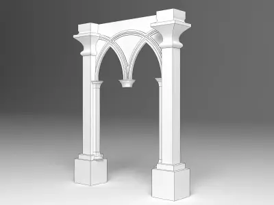 Modern Arch 3D model