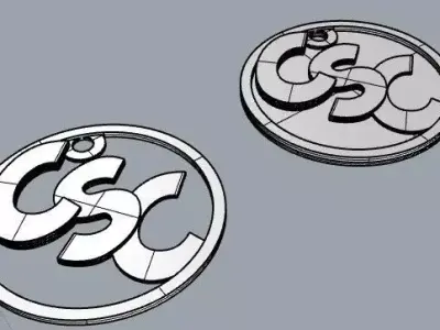 CAPA SOBRE CAPA KEYCHAIN LOGO Free 3D model