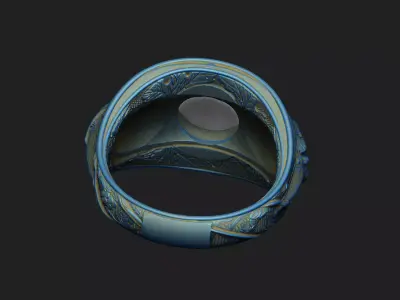 Brass bronze gold silver sterling strong grapes relief   3D print model