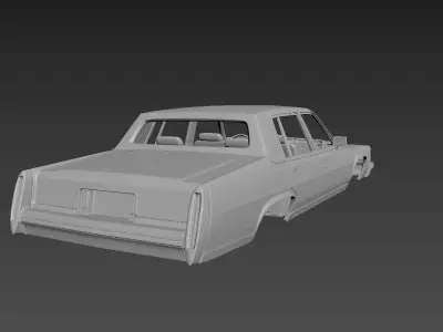 Cadillac FLeetwood Brougham 1983  3D print model