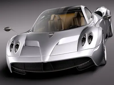Pagani Huayra 2012 3D model