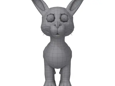 Dog Cartoon 3D model